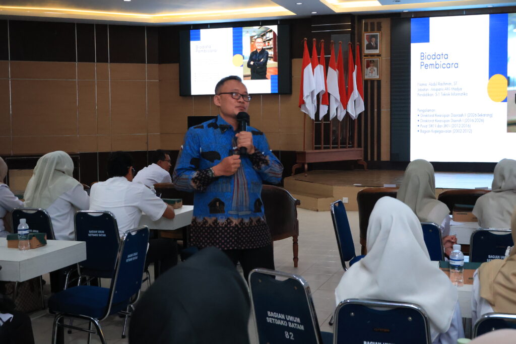 Bapak Abdul Rachman, S.T., Arsiparis Ahli Madya ANRI