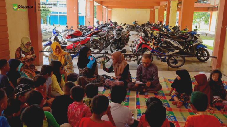 Kegiatan Mendongeng di Rusun Muka Kuning